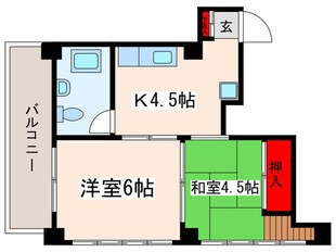 柏倉ビルの物件間取画像